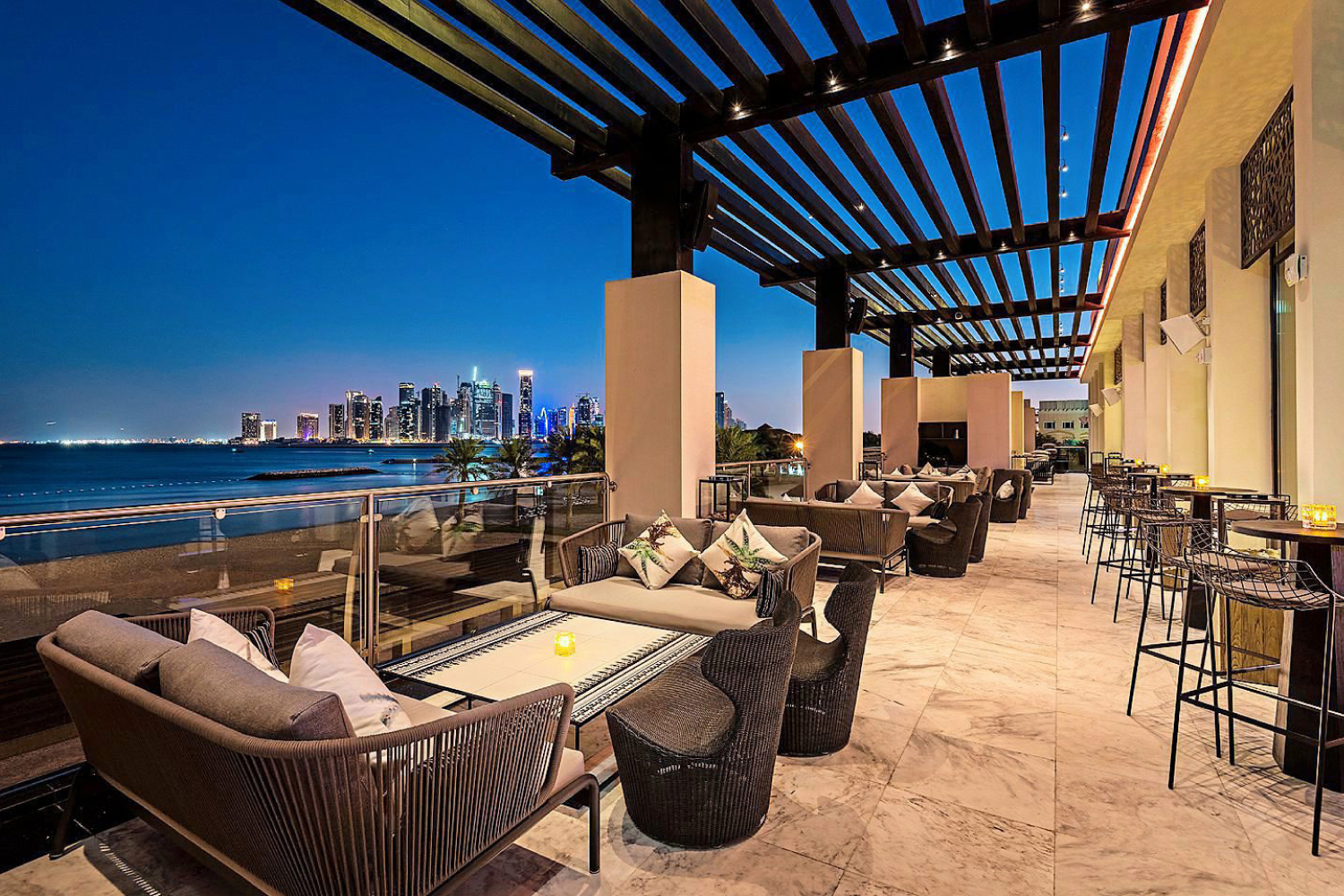 The Best Outdoor Bars In Doha Bars Nightlife Things To Do