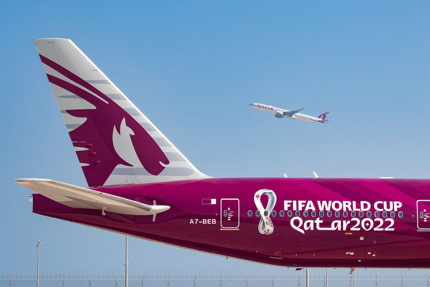  Qatar  Airways  unveils FIFA World Cup 2022 livery  Travel 