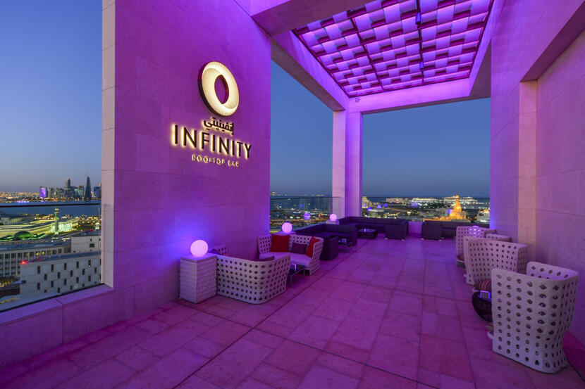 Infinity Rooftop Lounge reopens at the Alwadi Hotel Doha Bars